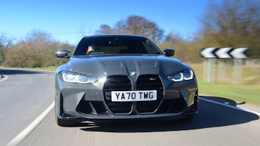 BMW M4 Coupe front tracking