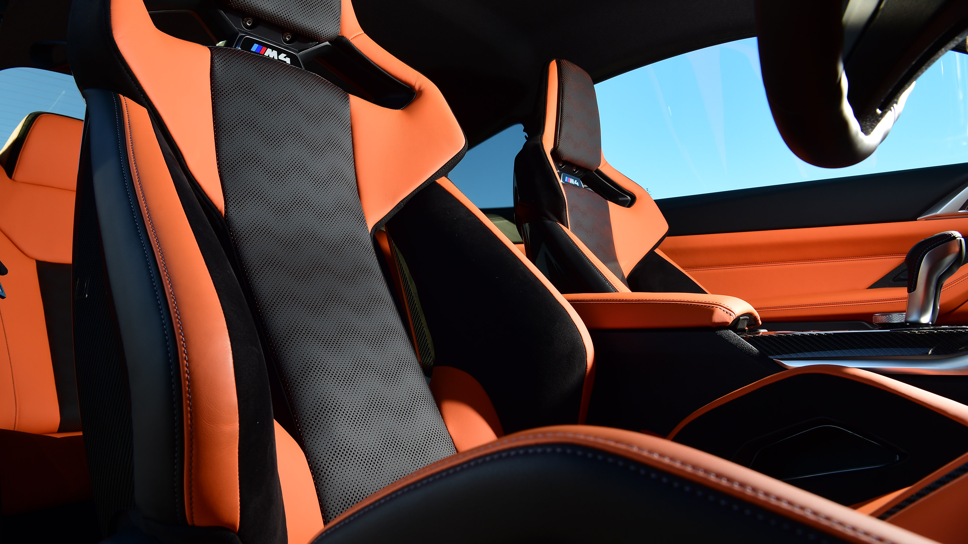 BMW M4 Coupe front seats