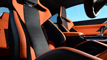 BMW M4 Coupe front seats