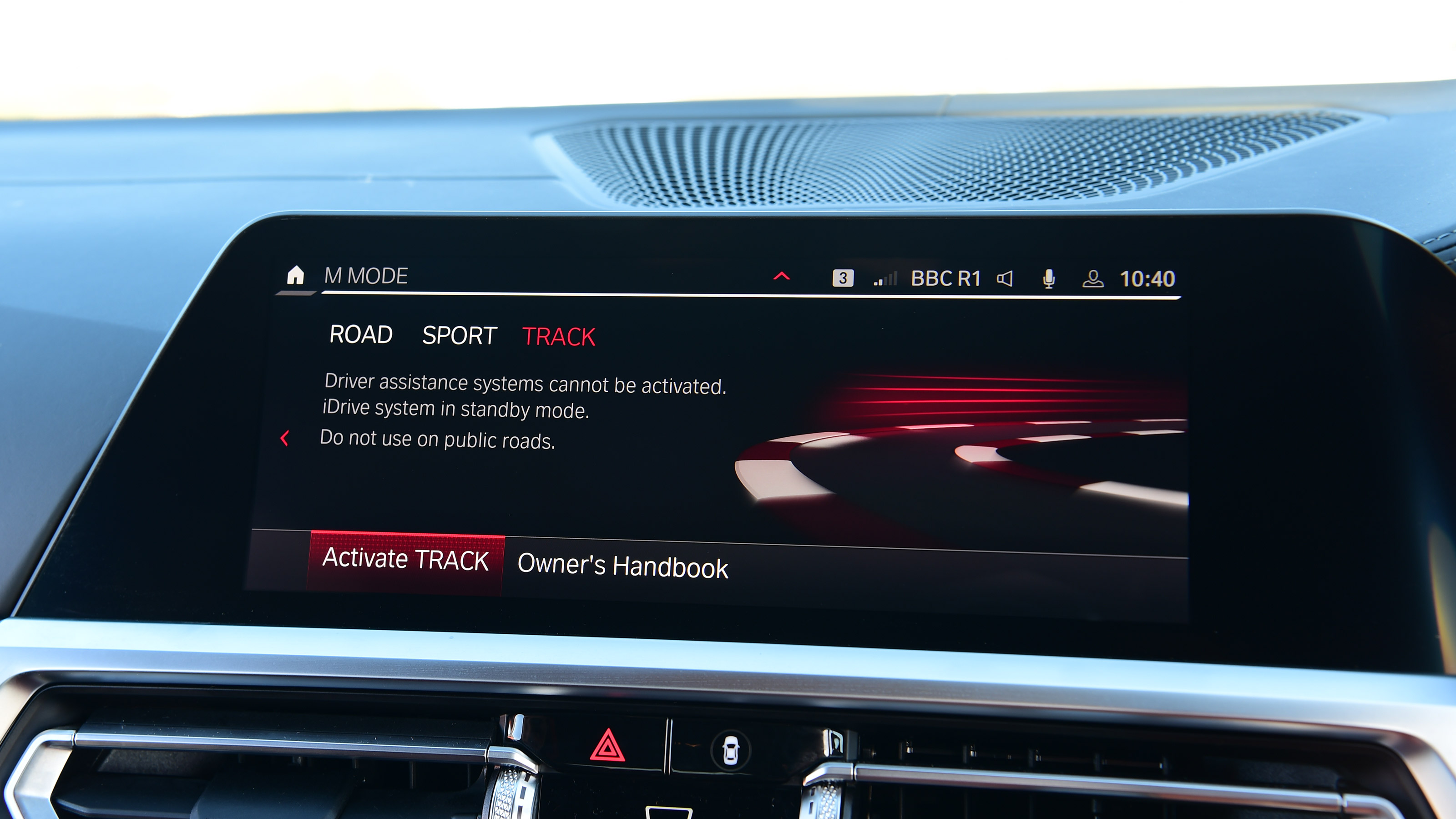 BMW M4 Coupe settings
