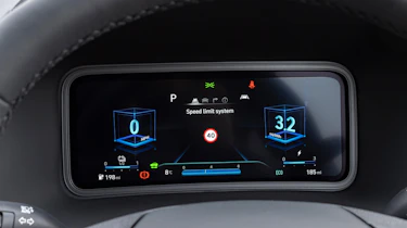Hyundai Kona Electric SUV instrument cluster