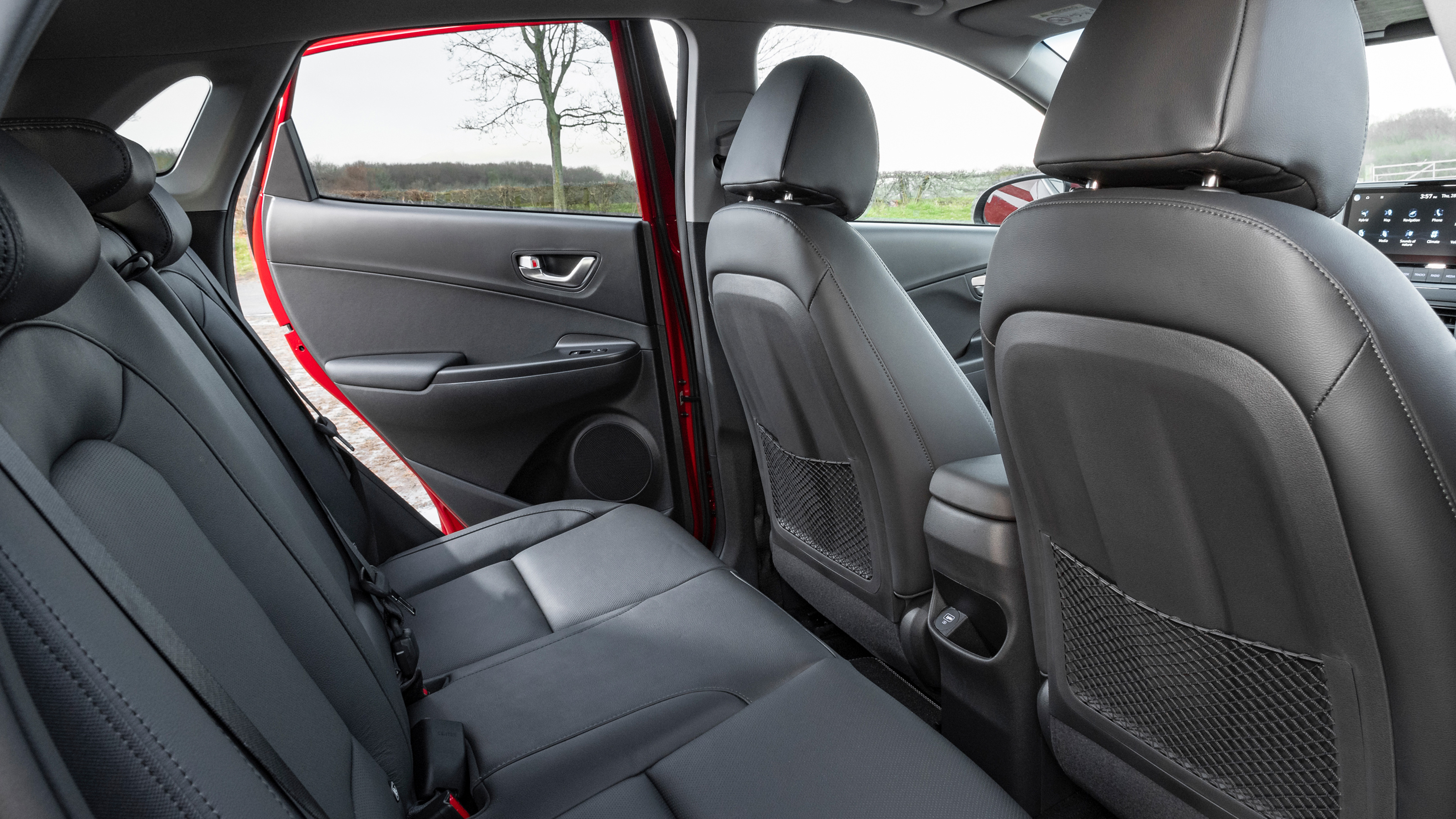 Hyundai Kona Hybrid SUV rear seats