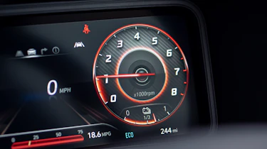Hyundai Kona Hybrid SUV instrument