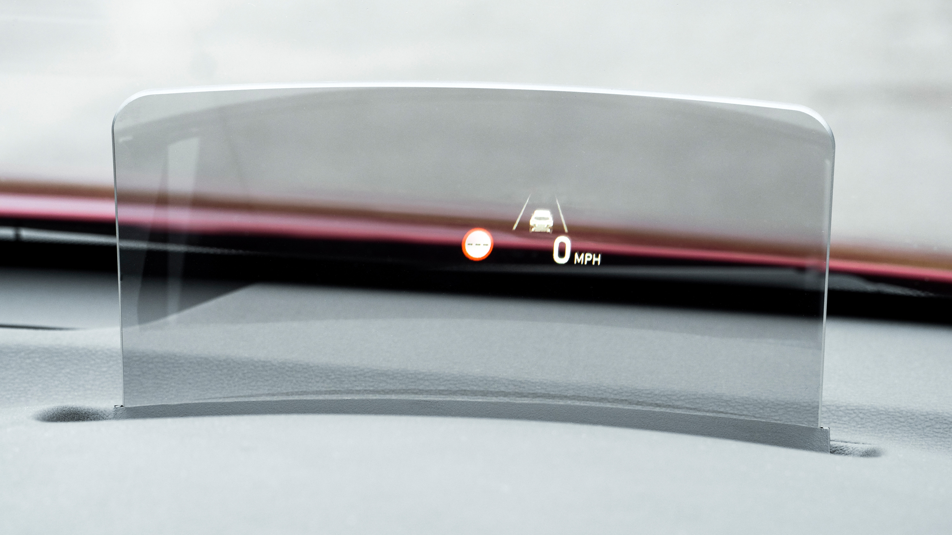 Hyundai Kona Hybrid SUV head-up display