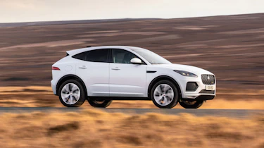 Jaguar E-Pace SUV review side panning