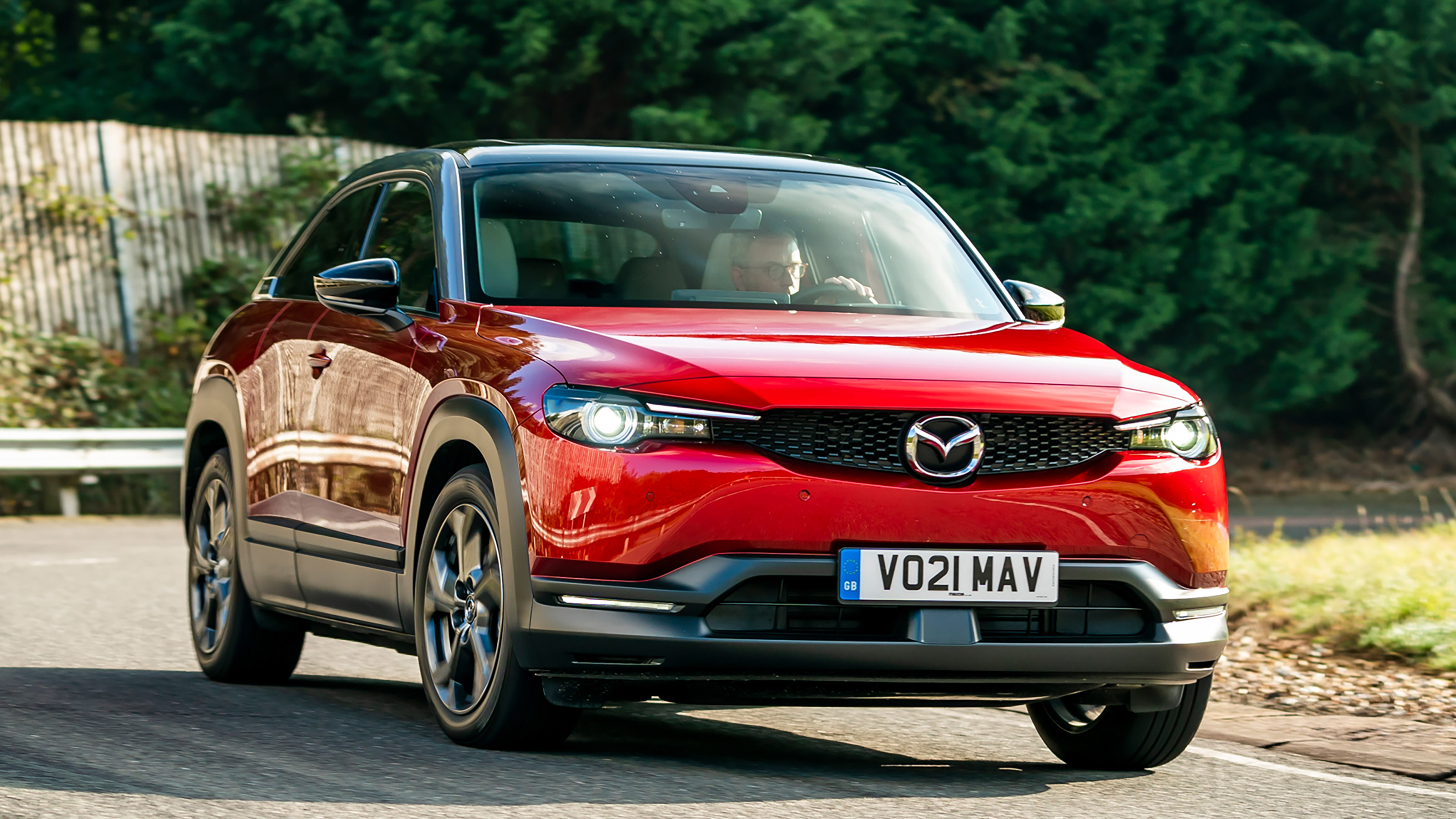 Mazda MX-30 SUV front cornering