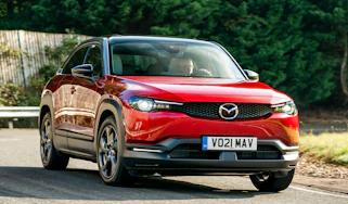 Mazda MX-30 SUV front cornering