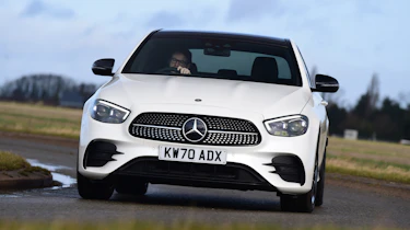 Mercedes E-Class hybrid front cornering
