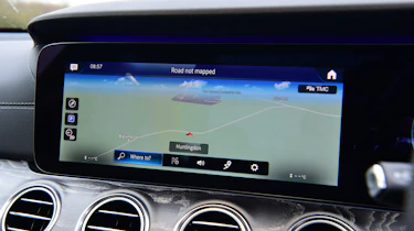 Mercedes E-Class hybrid sat-nav