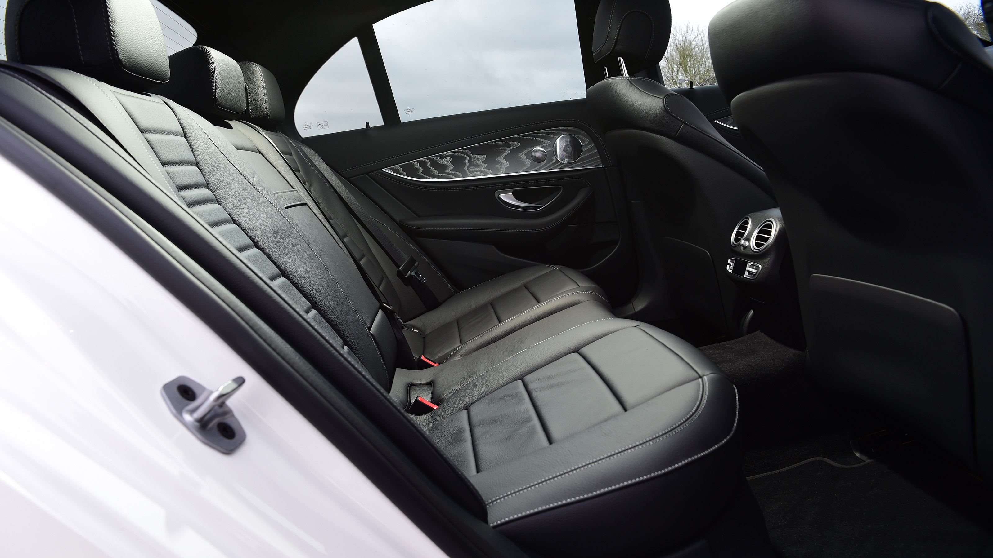 Mercedes E-Class hybrid rear seats