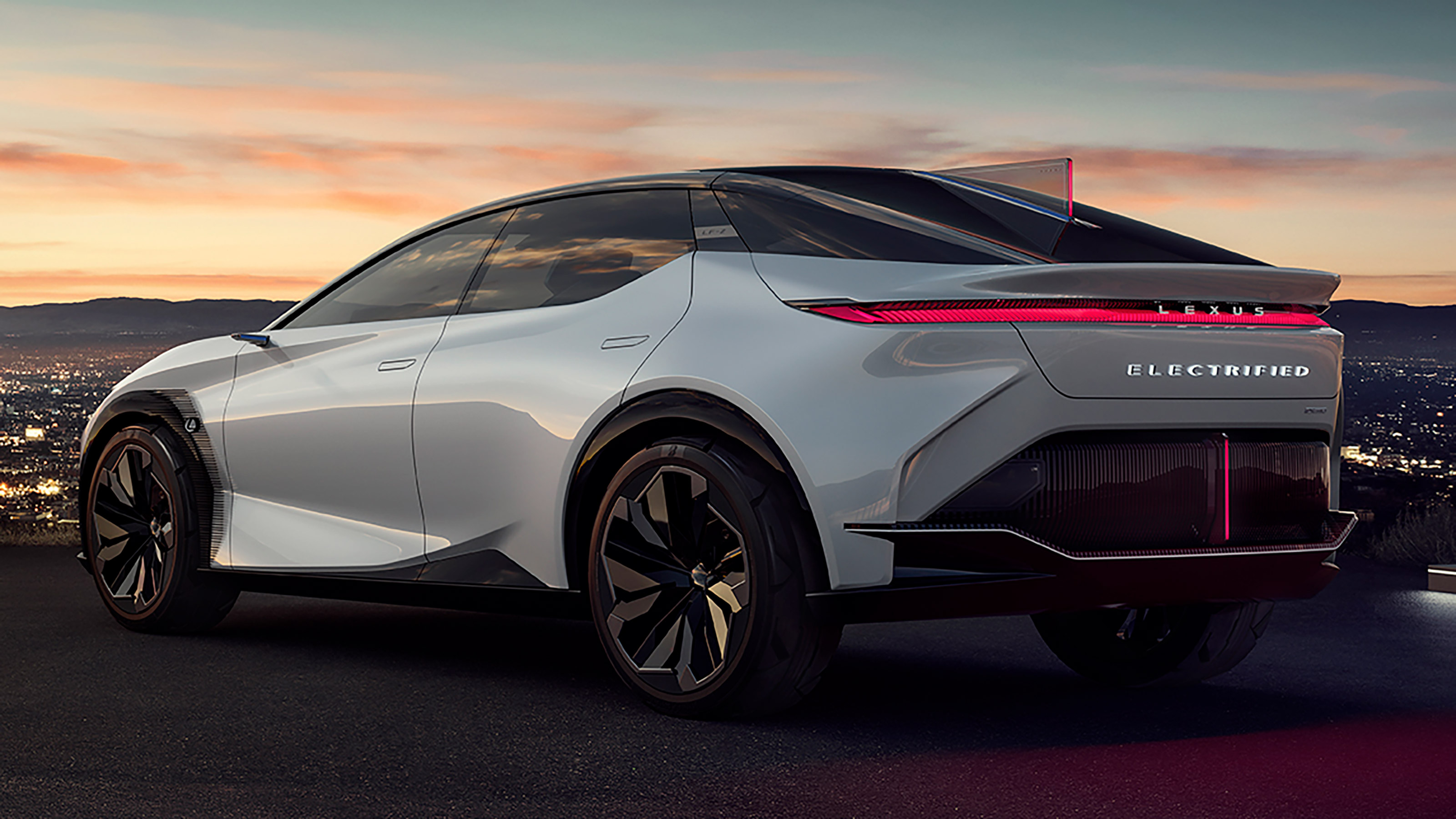 Lexus LF-Z concept - rear 3/4 view