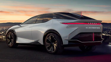 Lexus LF-Z concept - rear 3/4 view