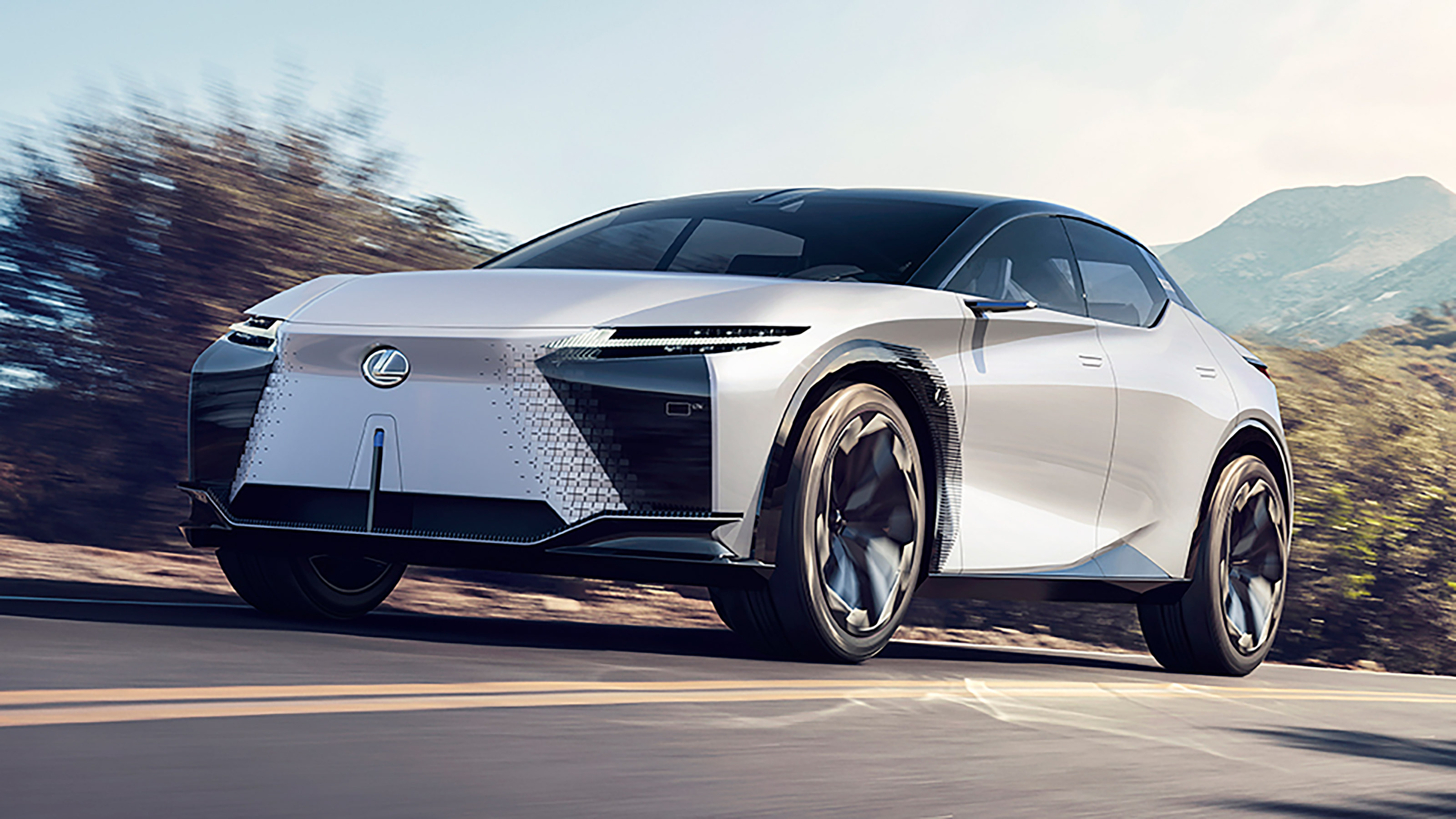 Lexus LF-Z concept - front 3/4 dynamic 