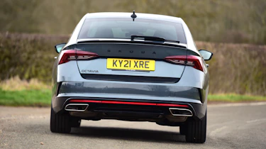 Skoda Octavia vRS hatchback rear cornering
