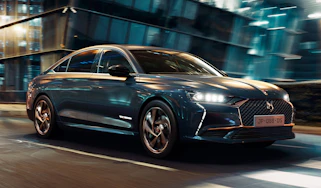 2021 DS 9 saloon - front 3/4 dynamic