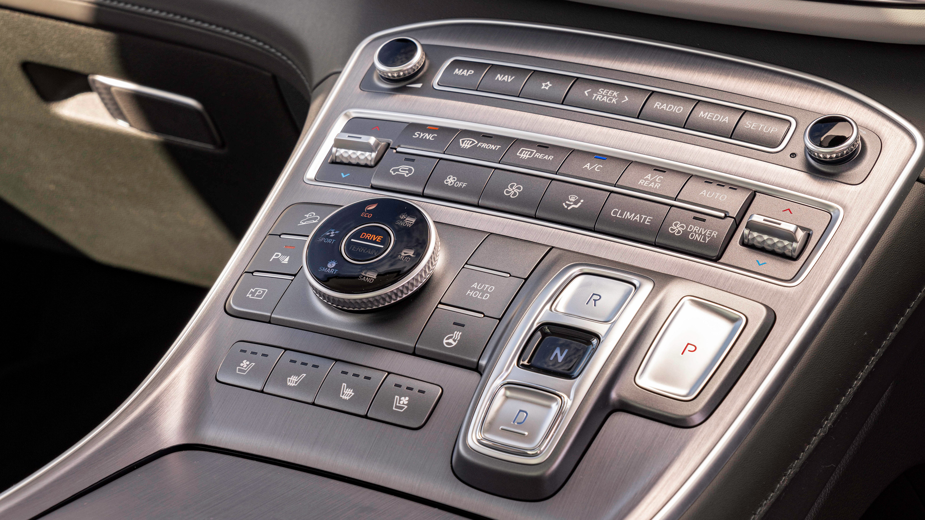 Hyundai Santa Fe SUV centre console