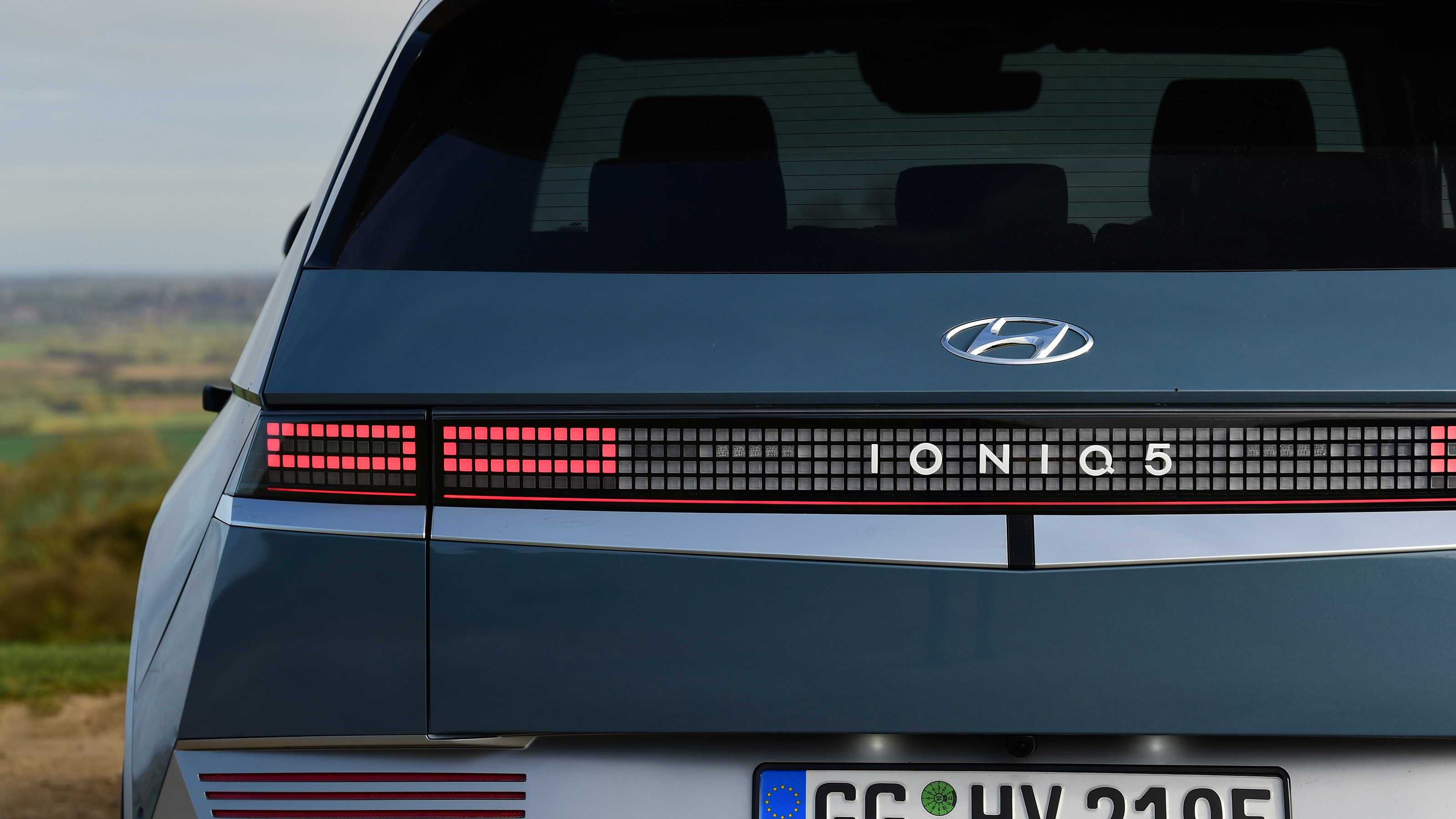 Hyundai Ioniq 5 drive - rear lights