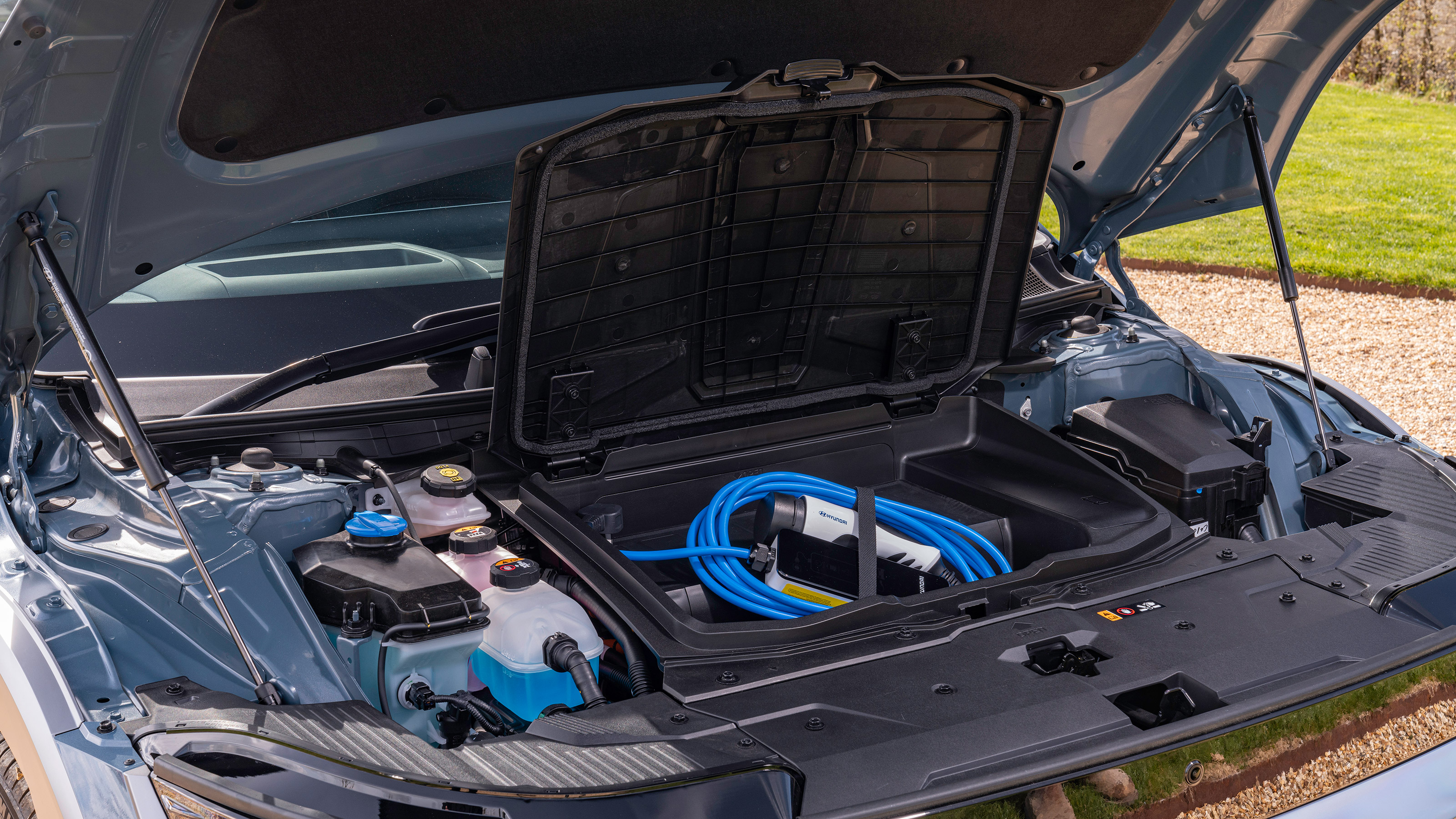 Hyundai Ioniq 5 drive - engine bay