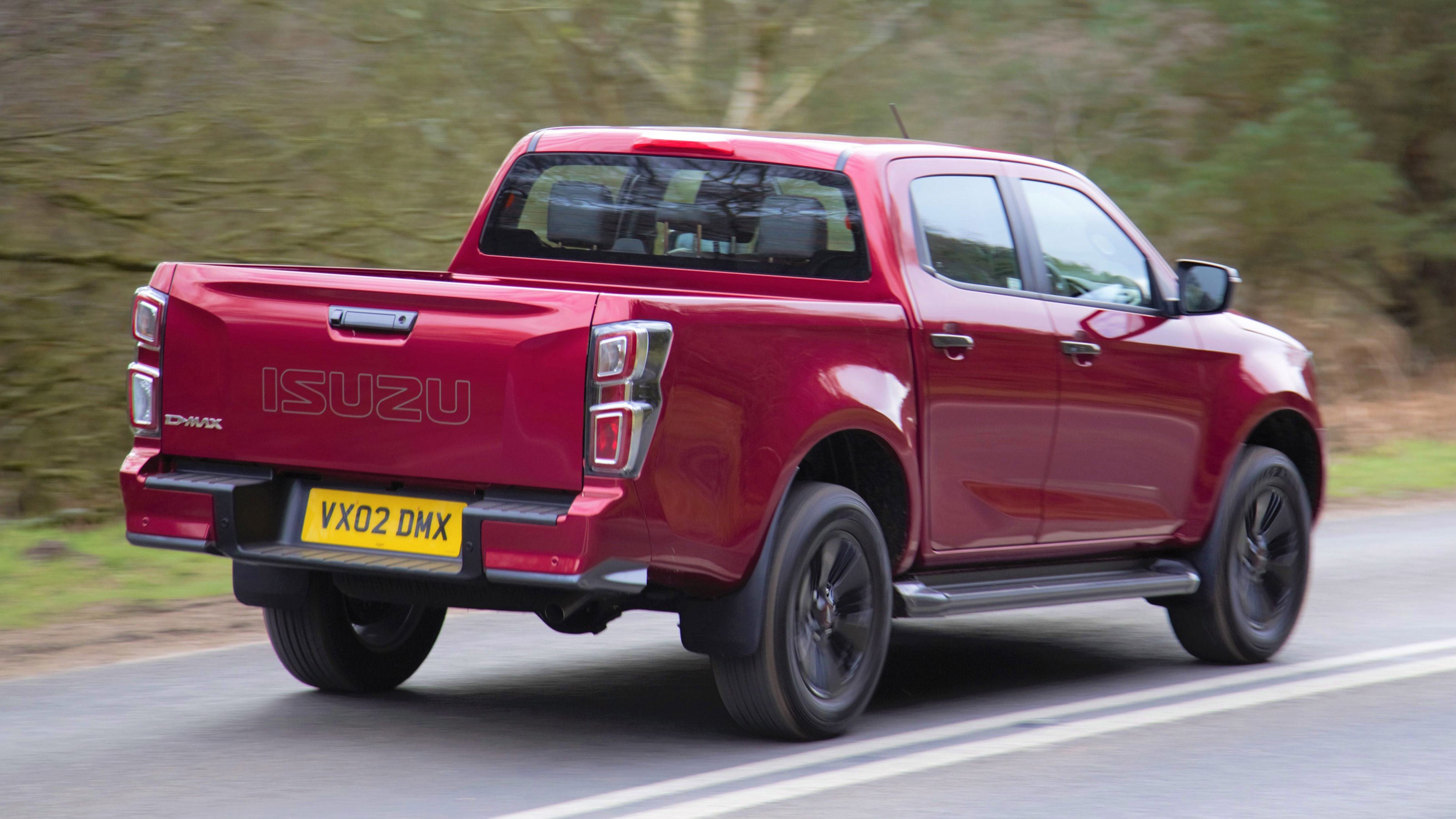 2021 Isuzu D-Max driving - rear