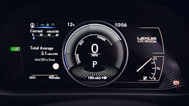 Lexus UX 300e SUV instruments