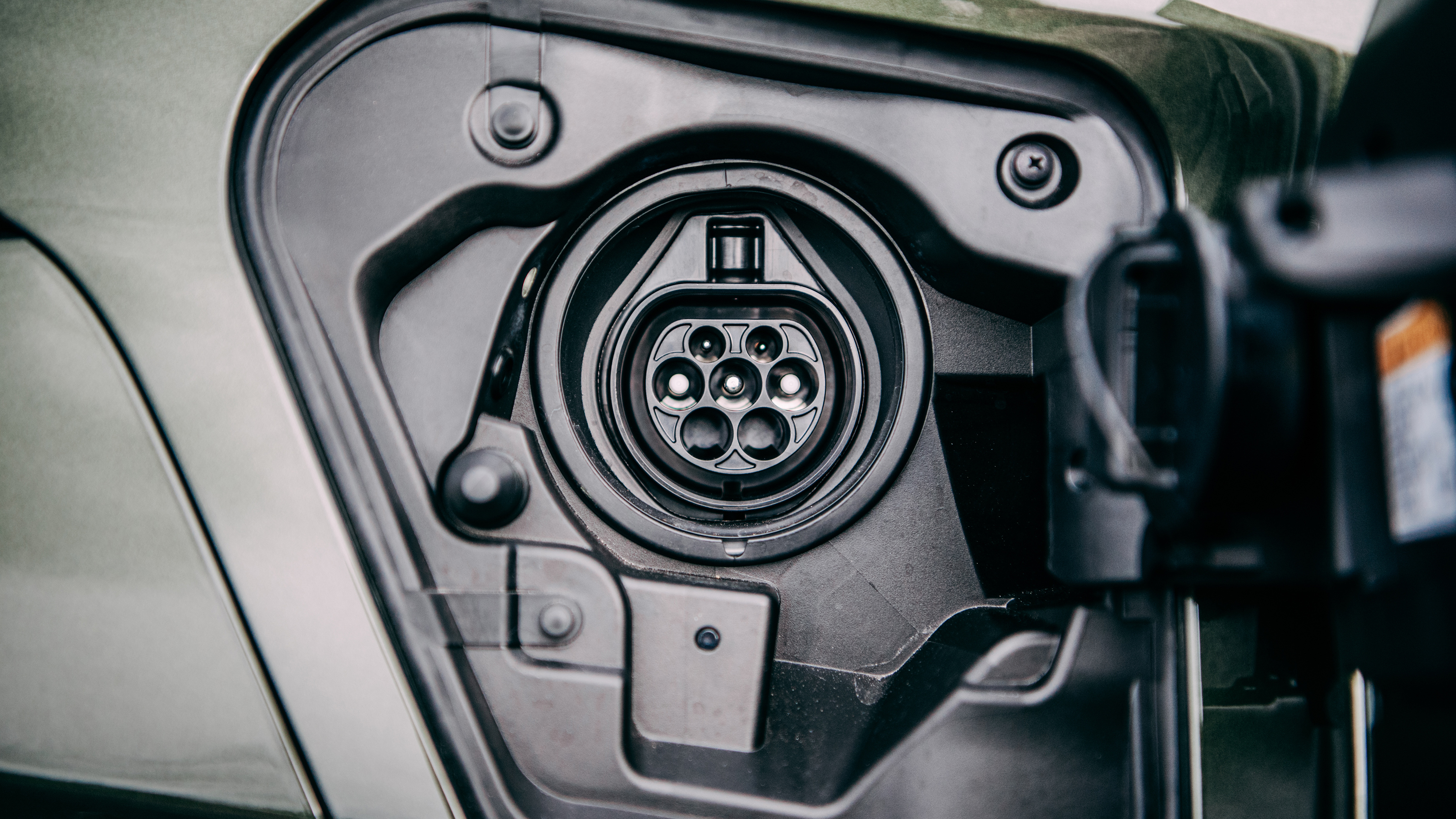 Lexus UX 300e SUV charging socket