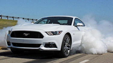 Mustang tyre smoke