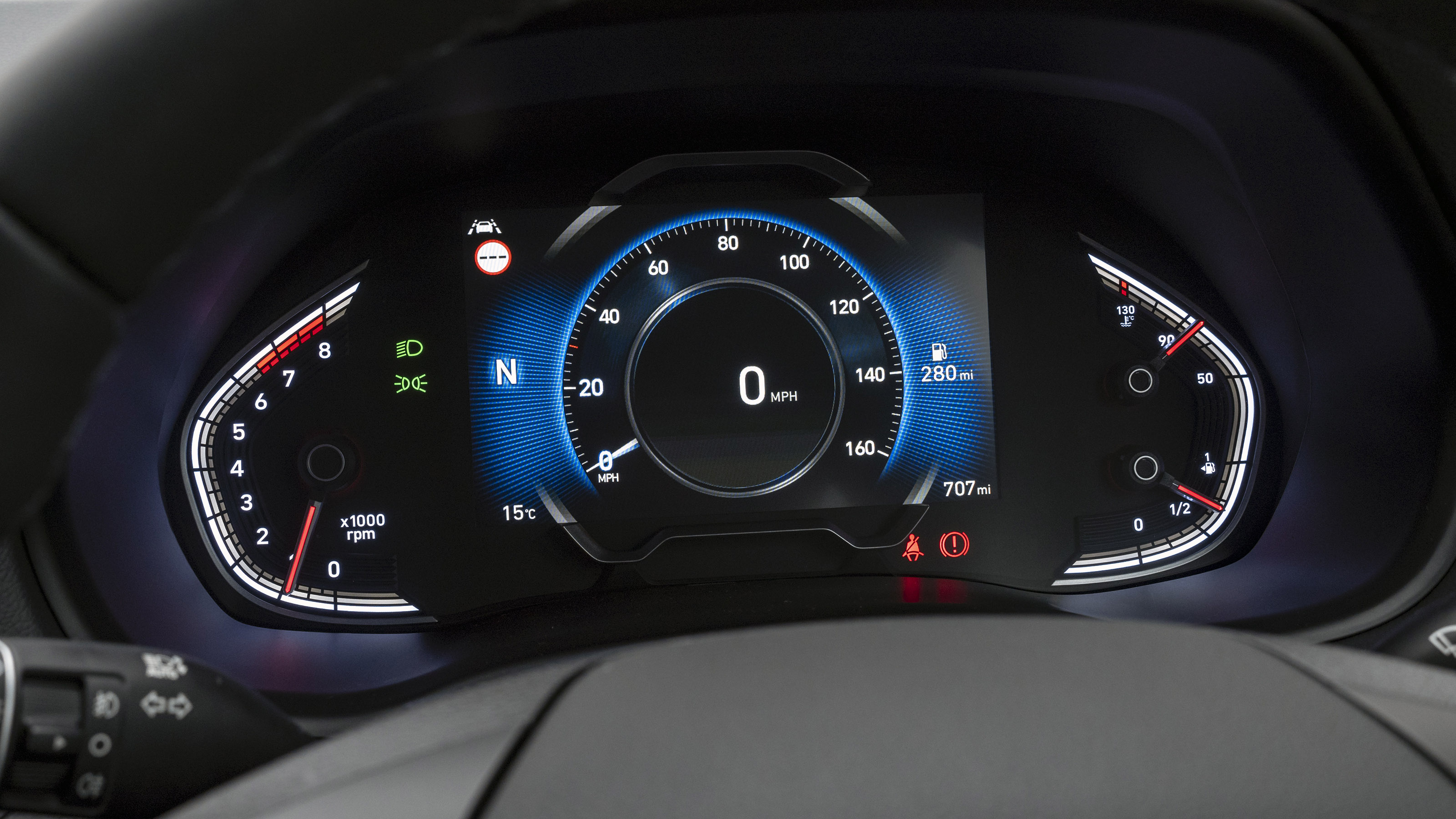 2021 Hyundai i30 digital instrument cluster