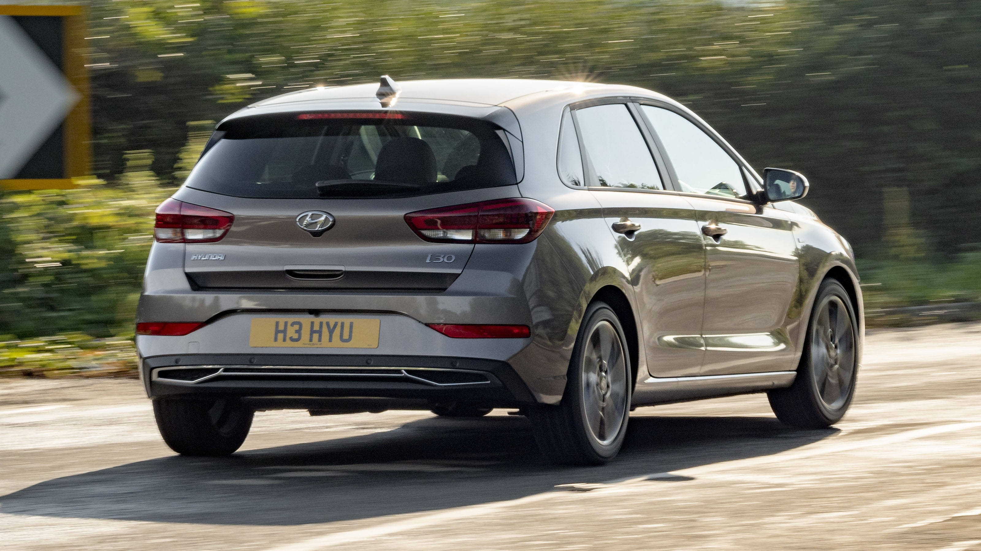 2021 Hyundai i30 driving - rear