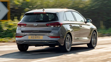 2021 Hyundai i30 driving - rear