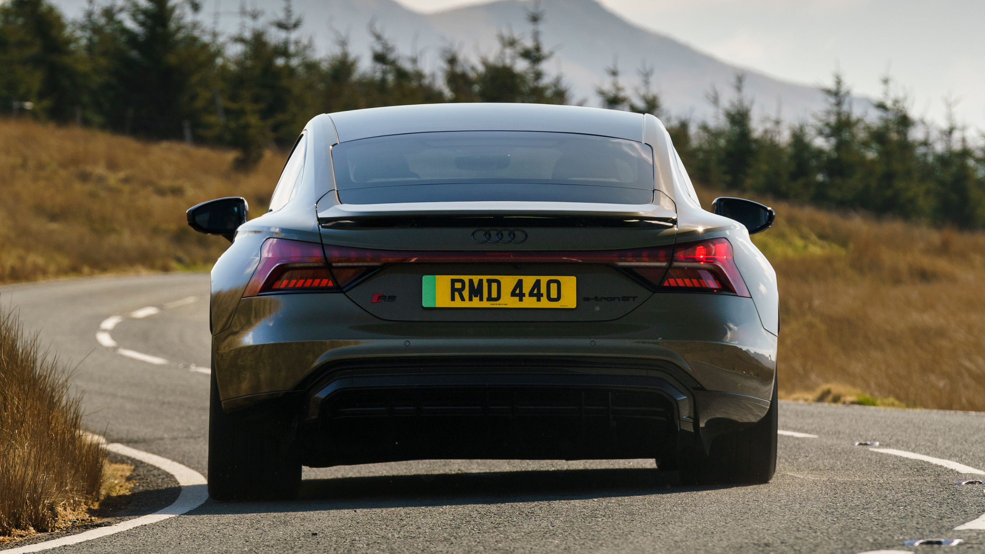 Audi RS e-tron GT saloon rear cornering