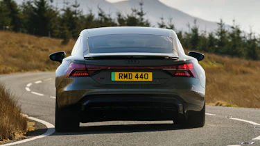 Audi RS e-tron GT saloon rear cornering