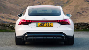 Audi e-tron GT saloon rear static