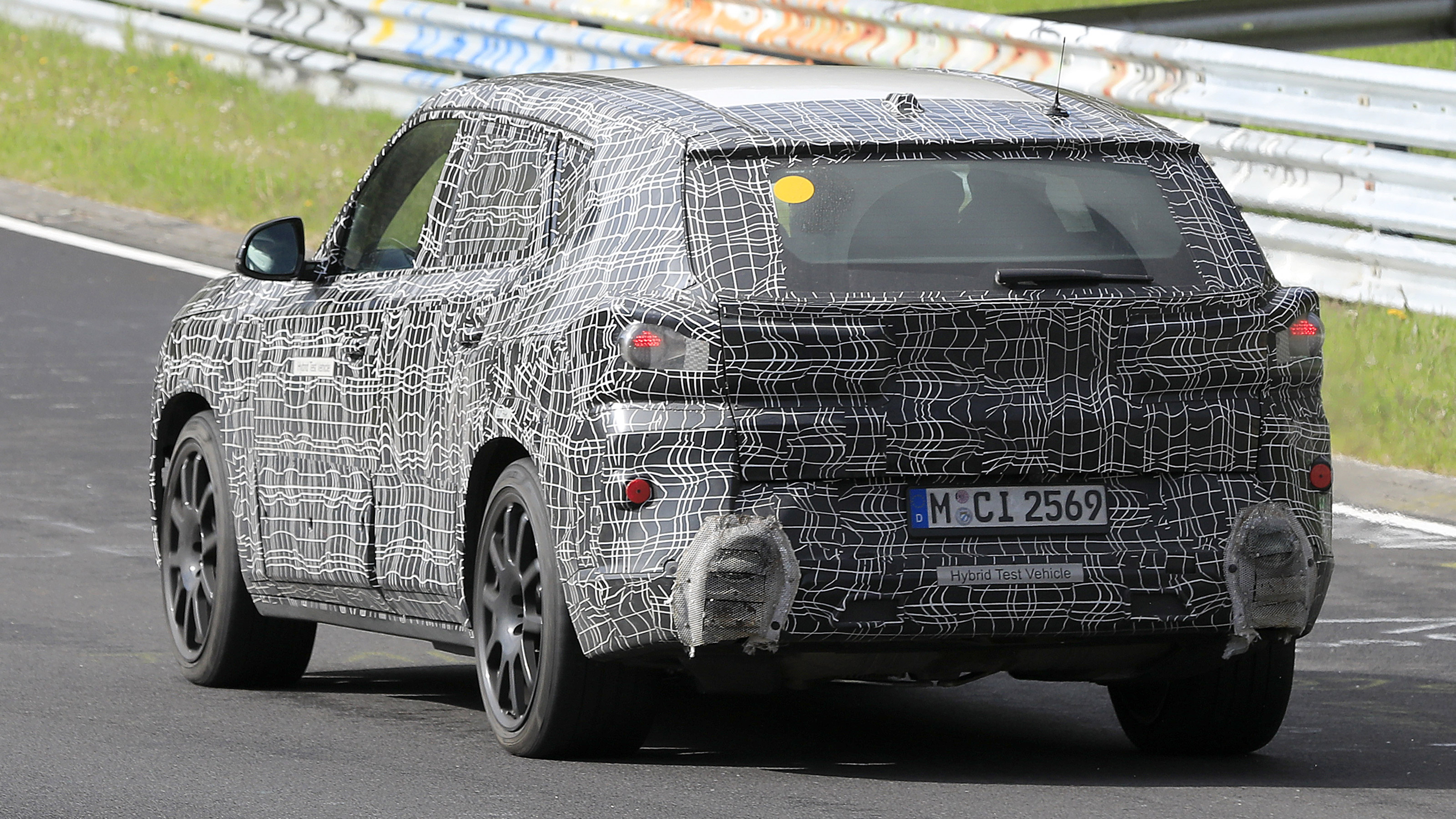 2022 BMW X8 SUV prototype - rear view