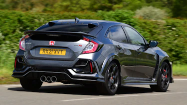 Honda Civic Type R Sport Line rear 3/4 tracking