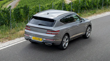 Genesis GV80 SUV rear 3/4 tracking