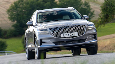 Genesis GV80 SUV front driving