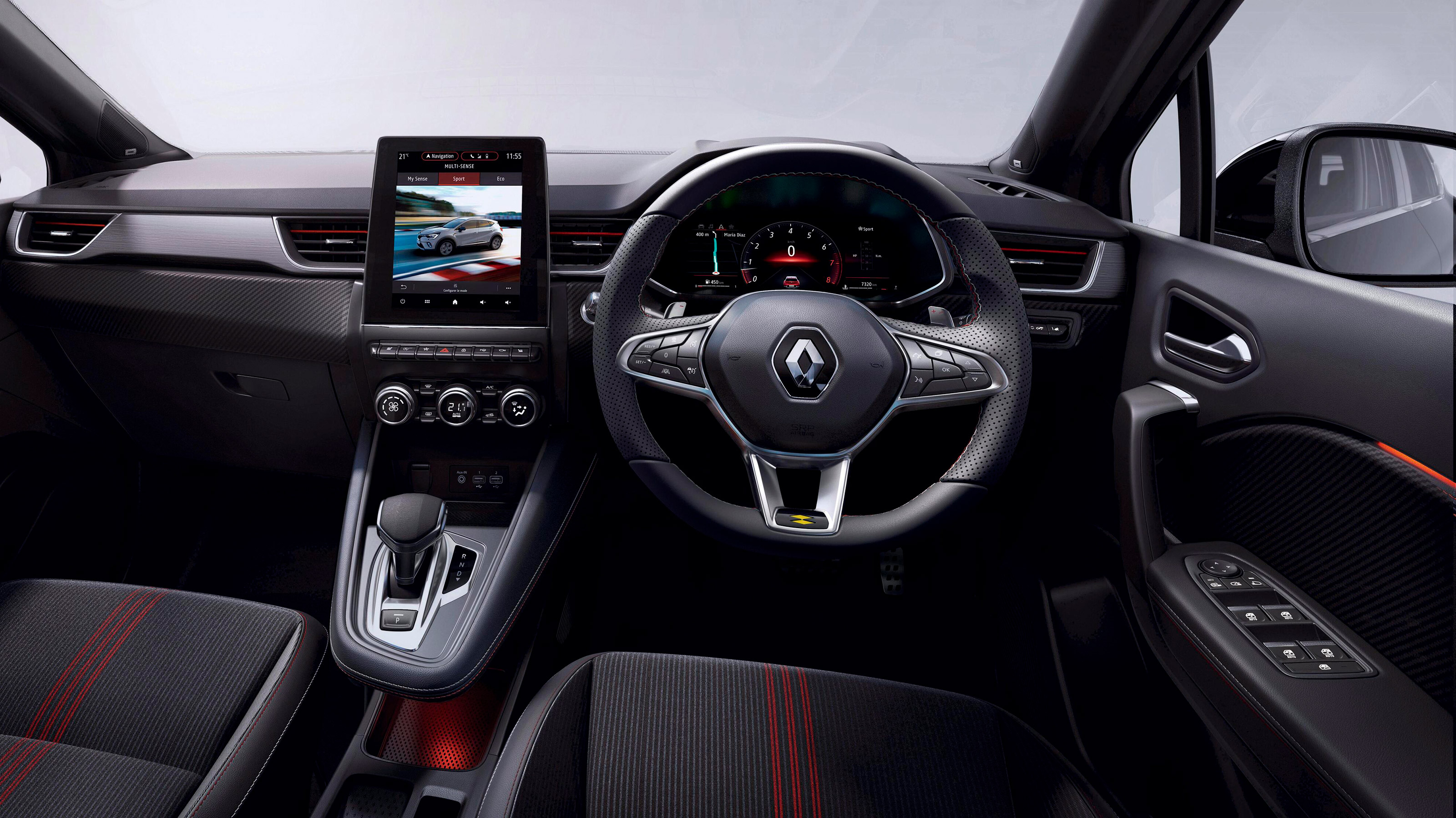 2021 Renault Captur E-Tech Hybrid SUV - interior