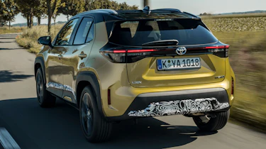 2021 Yaris Cross prototype - rear 3/4