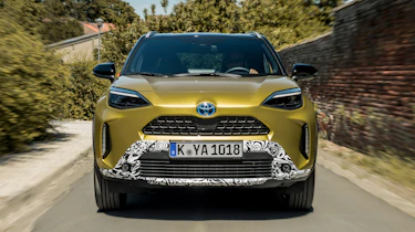 2021 Yaris Cross prototype - front on