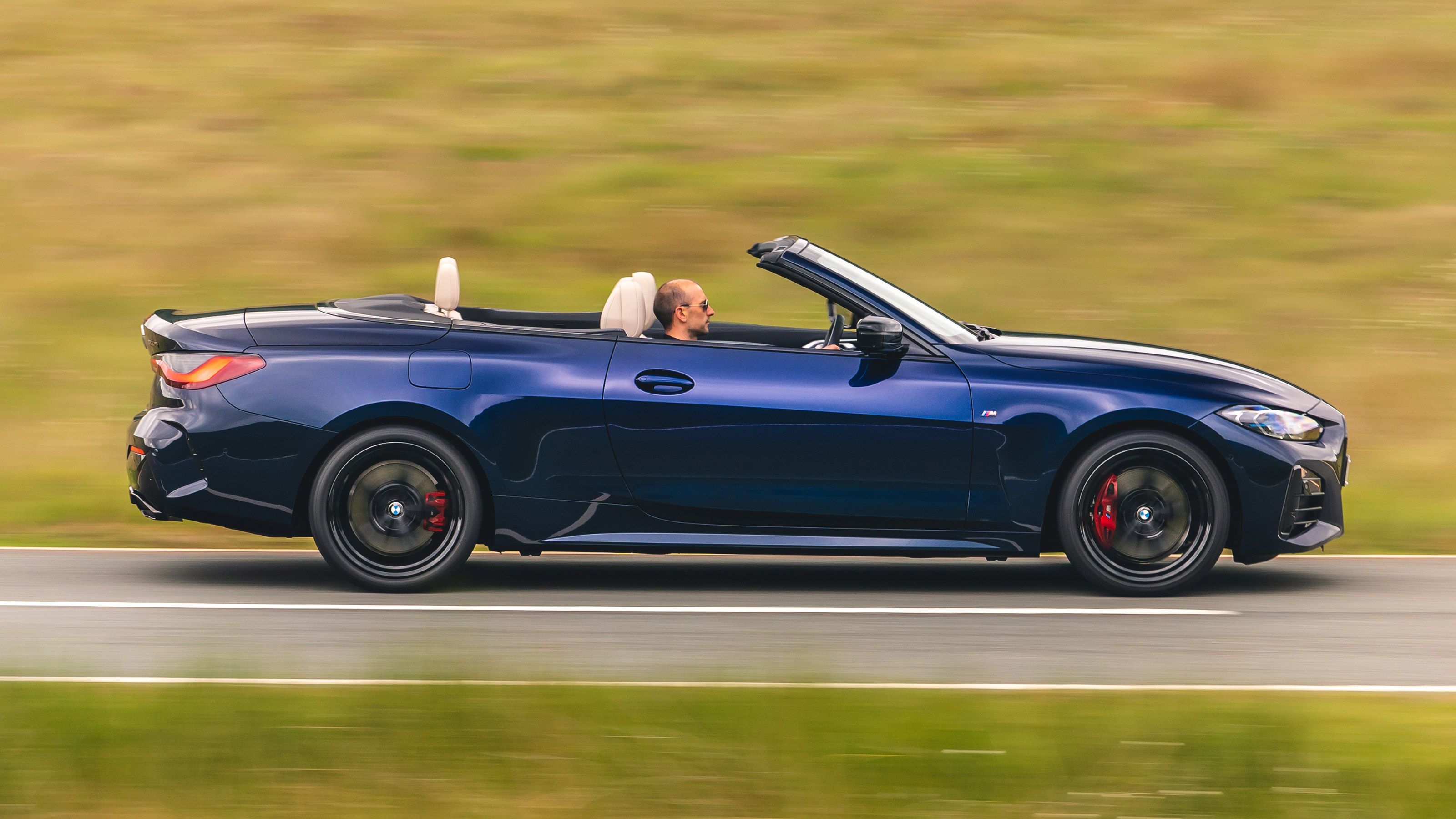 BMW 4 Series Convertible side roof down