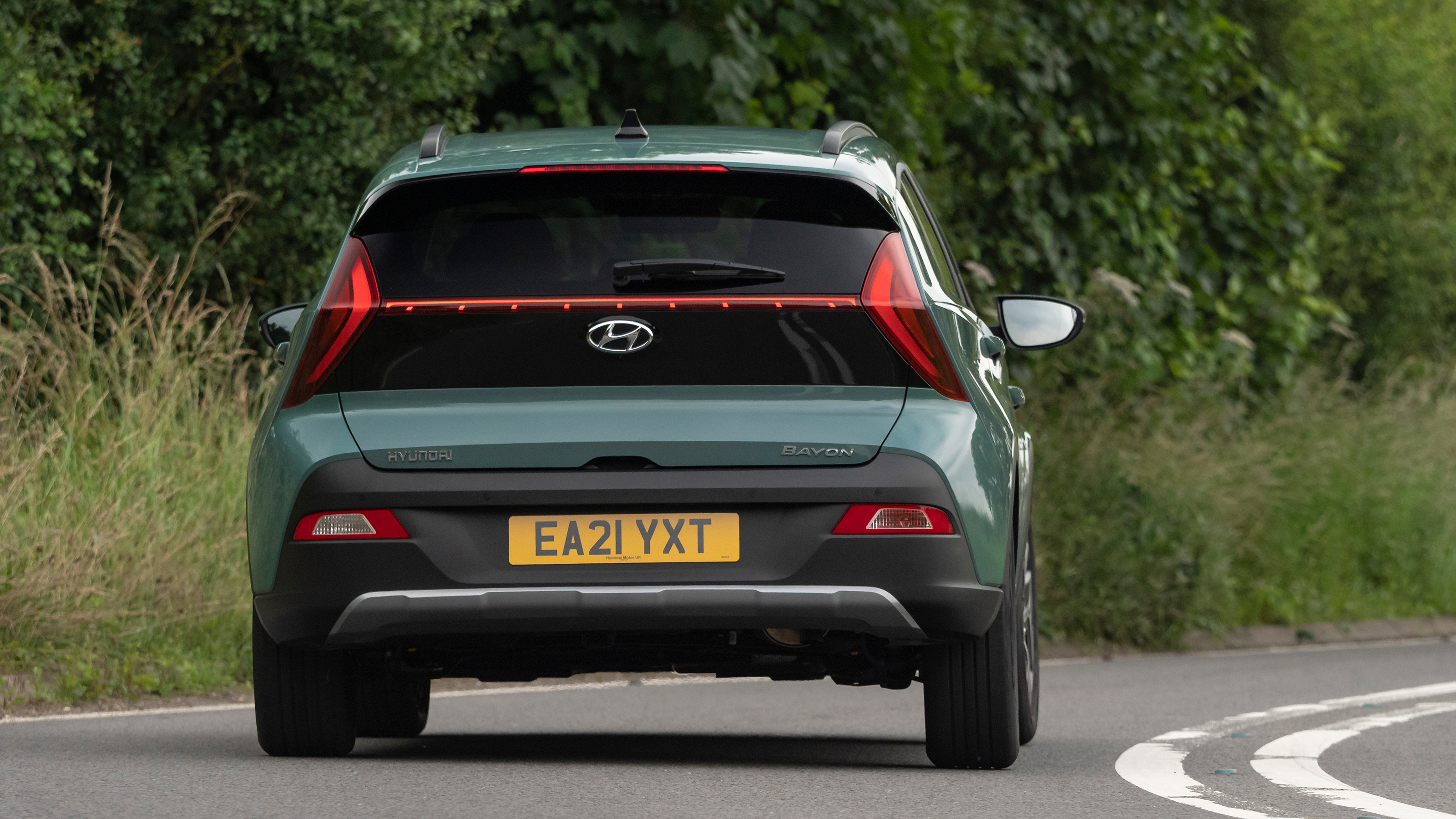 Hyundai Bayon SUV rear cornering