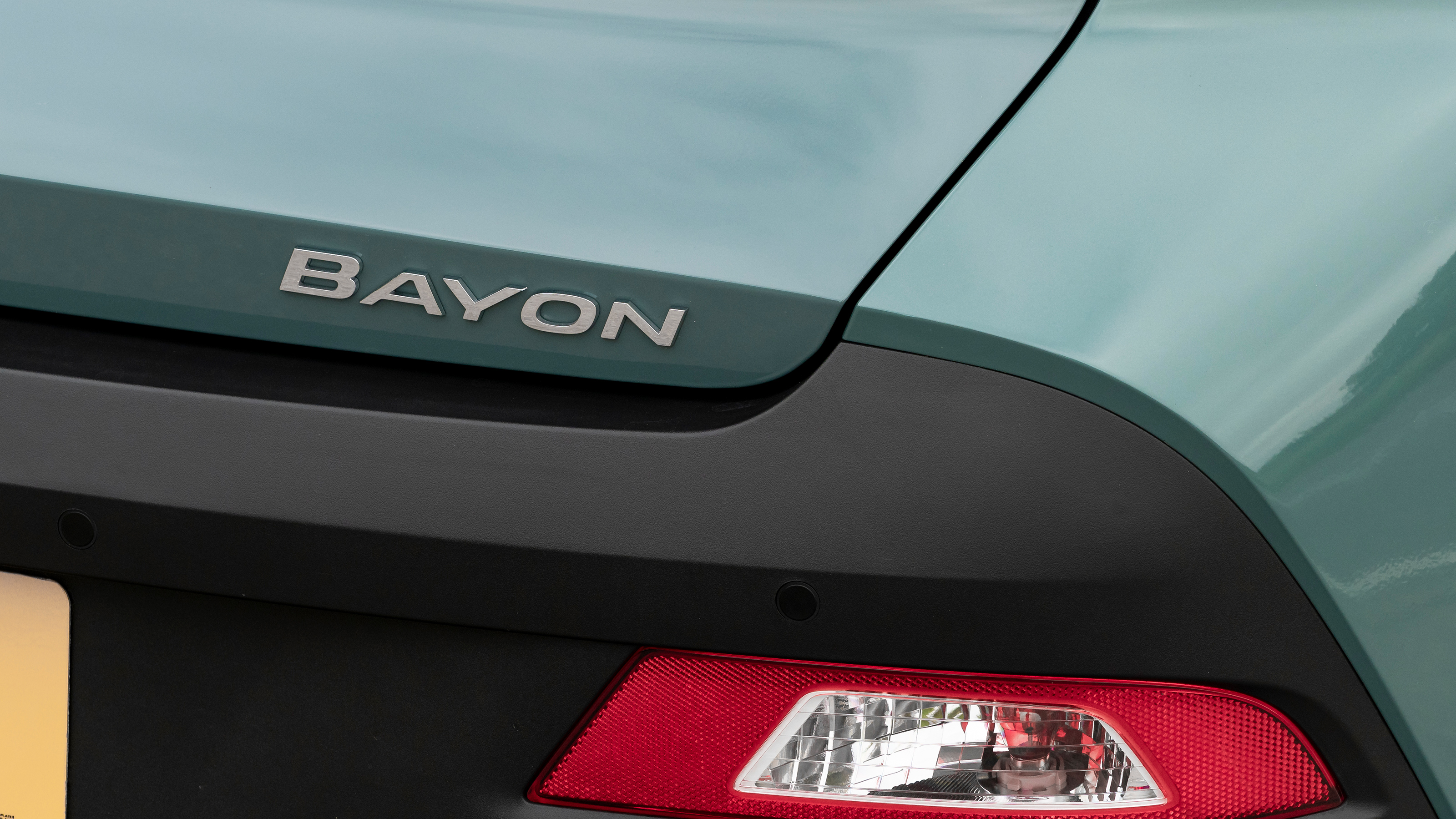 Hyundai Bayon SUV rear badge