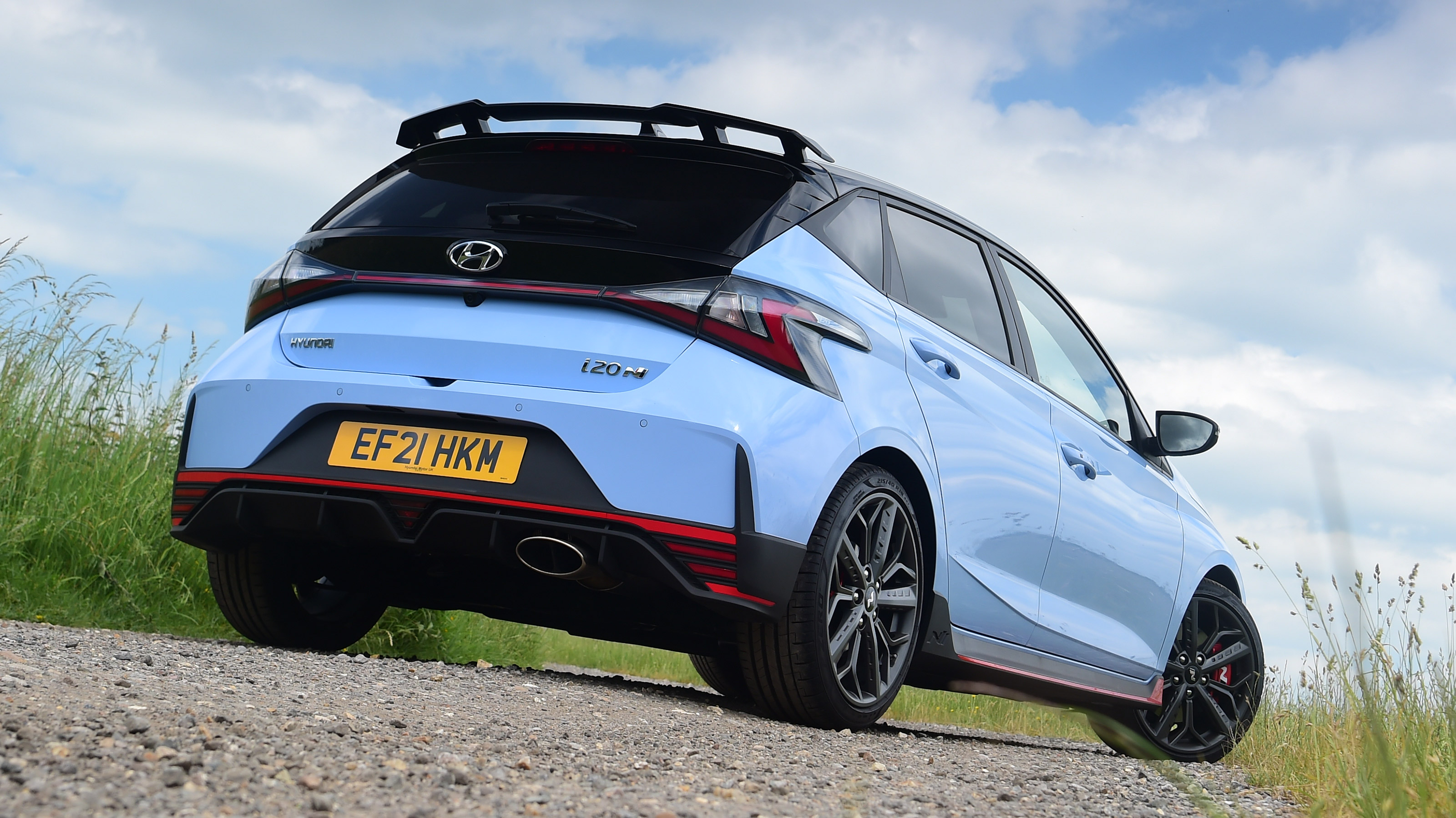 Hyundai i20 N hatchback rear 3/4 static