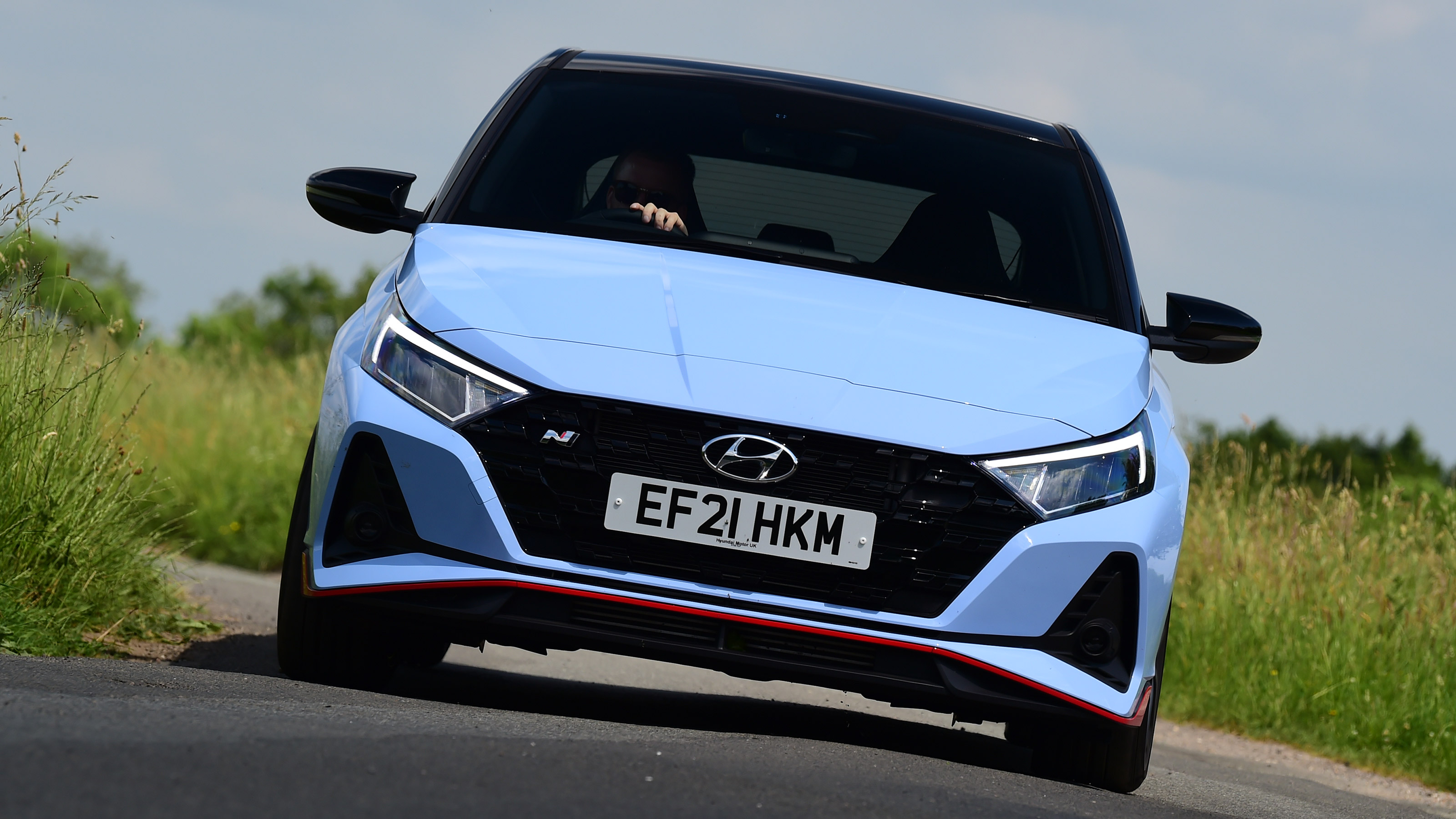 Hyundai i20 N hatchback front cornering