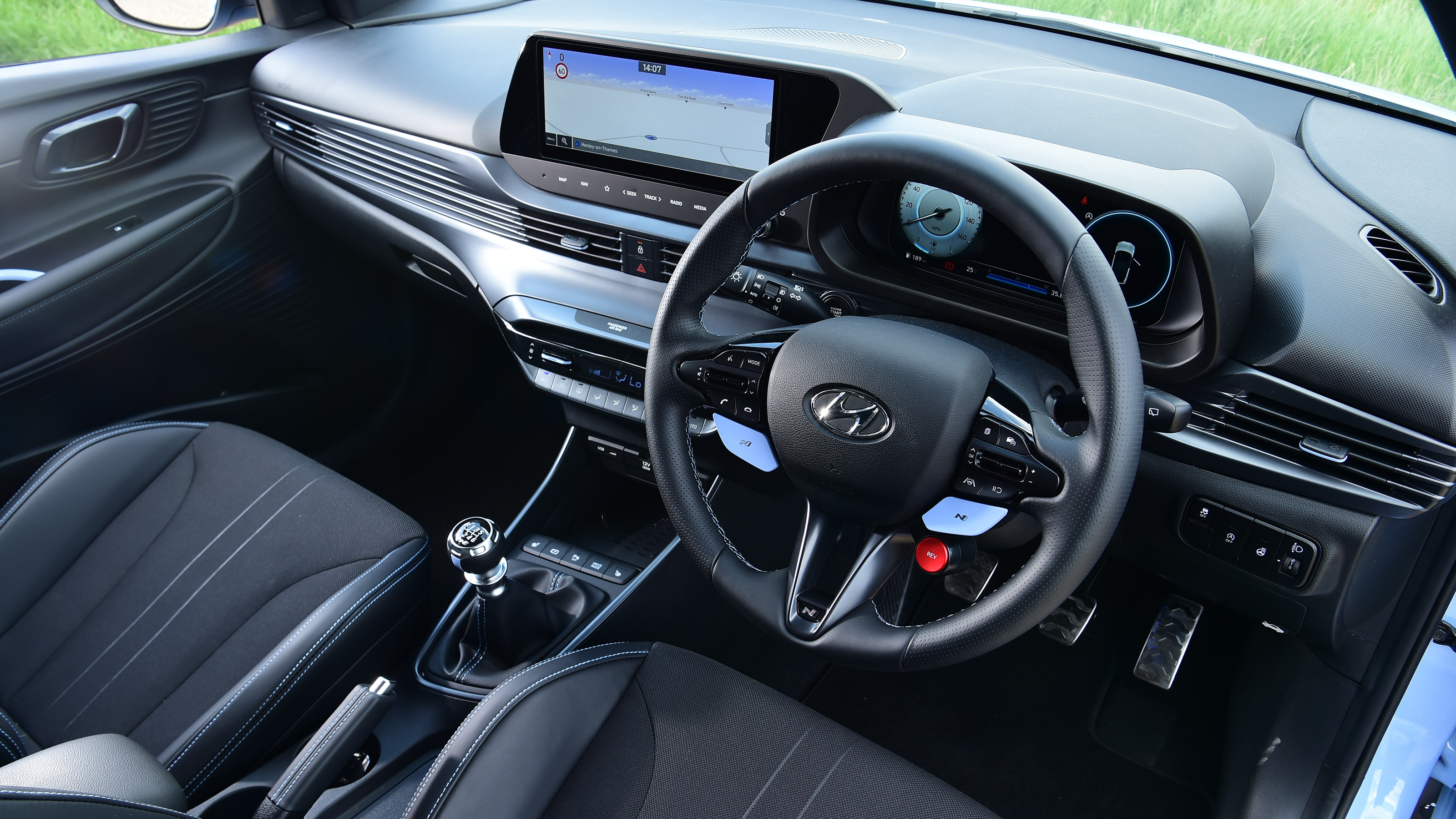 Hyundai i20 N hatchback steering wheel