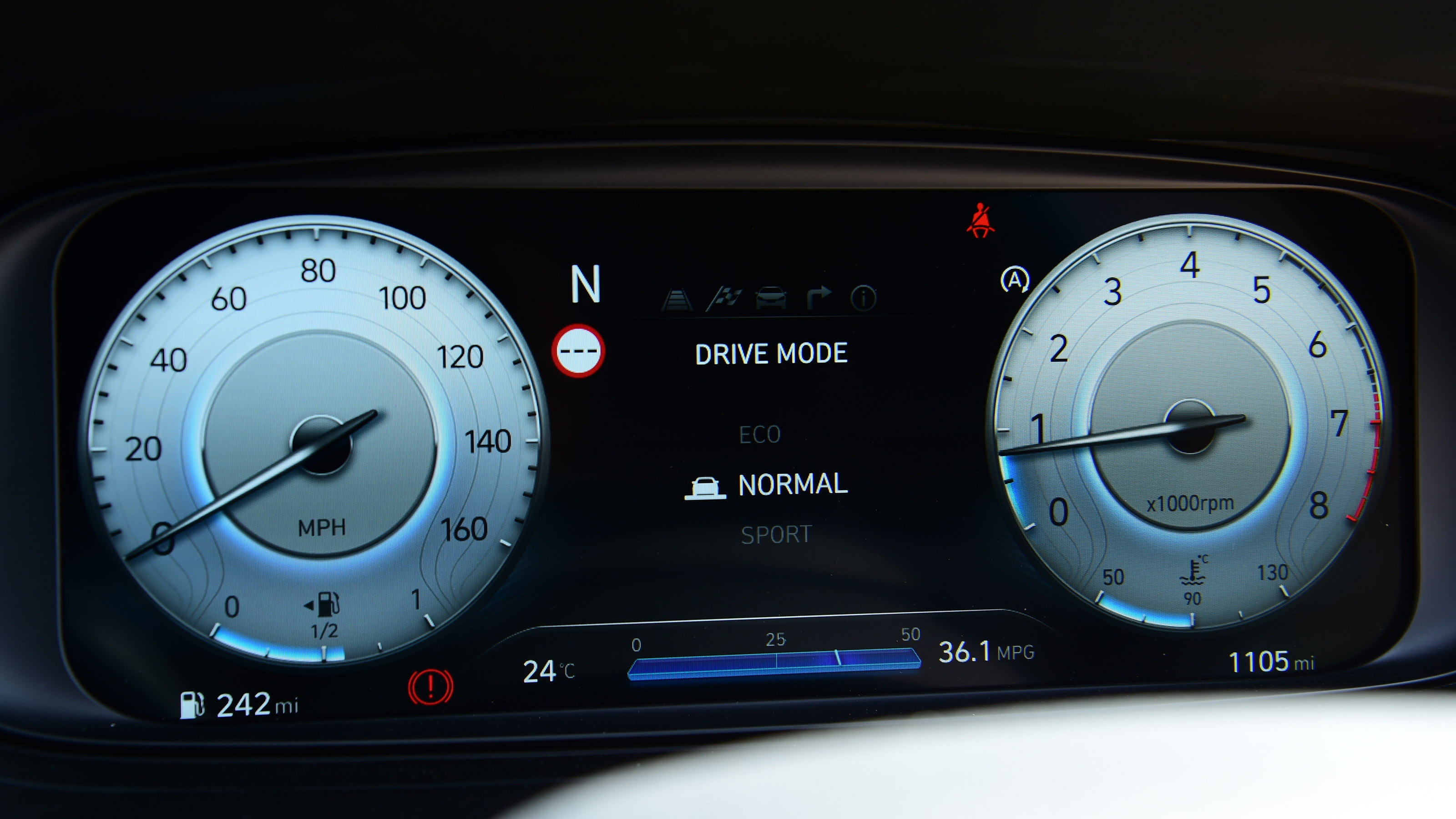Hyundai i20 N hatchback instruments