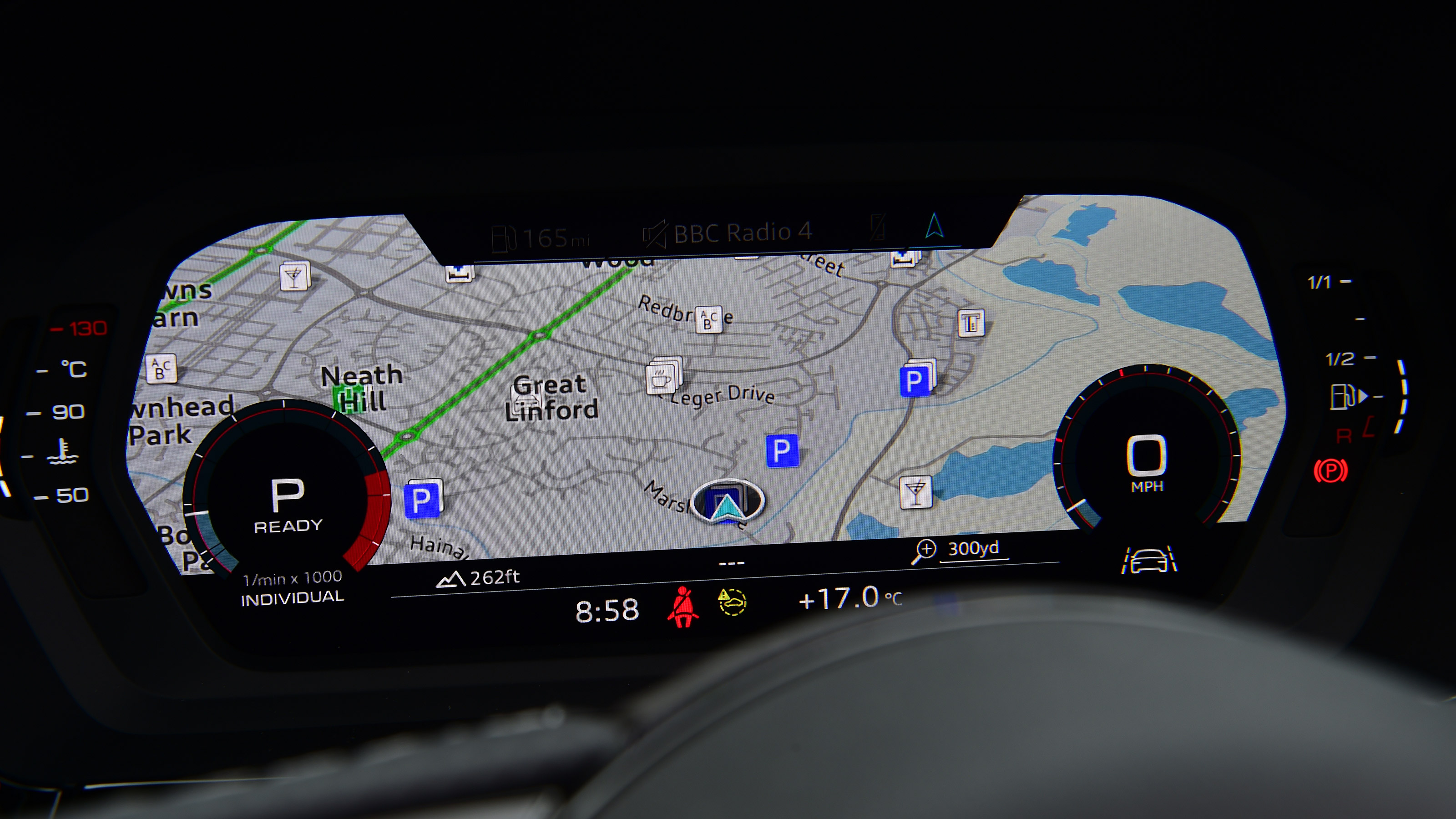 Audi S3 Sportback digital dials