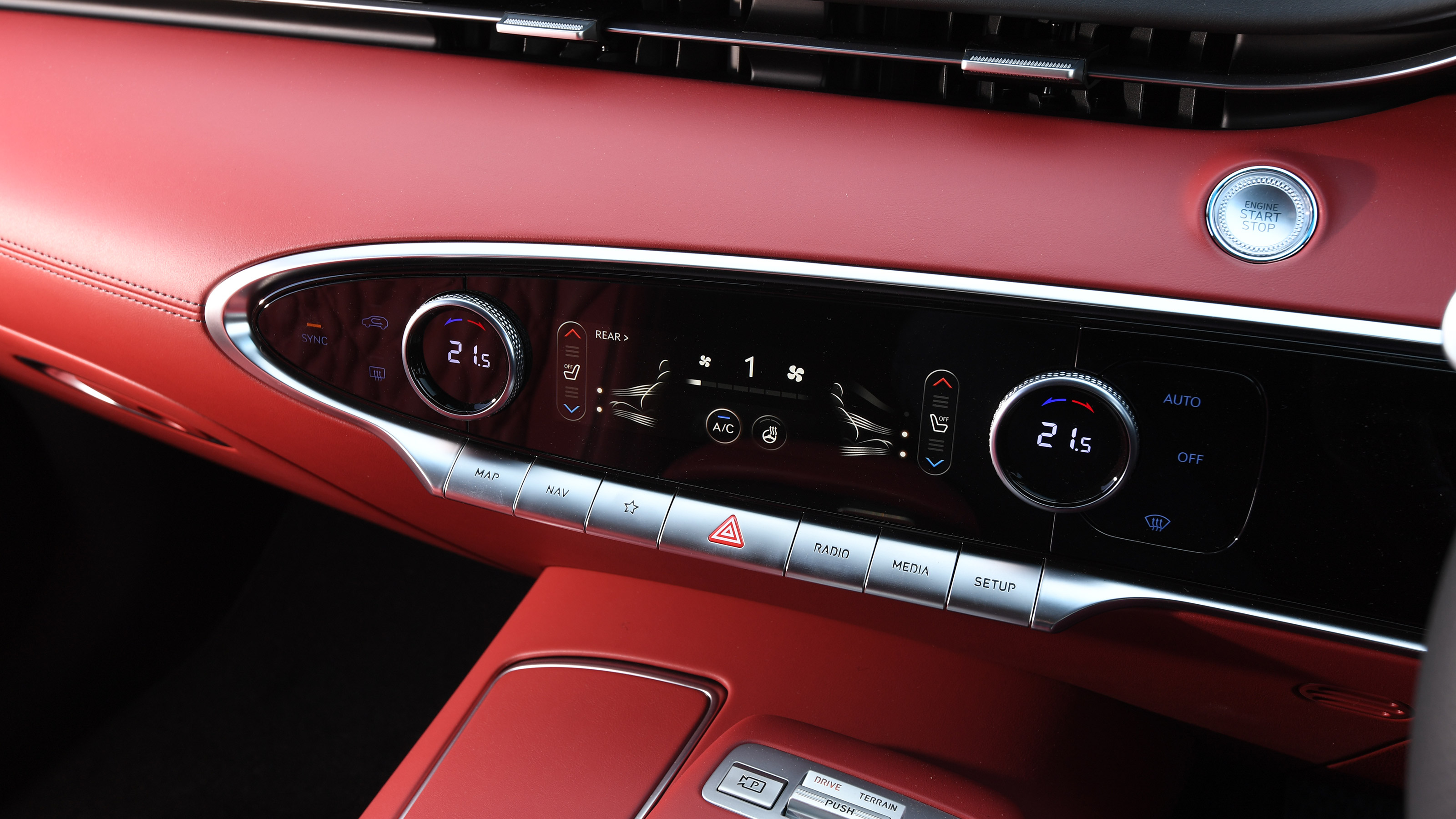 Genesis GV70 SUV dashboard