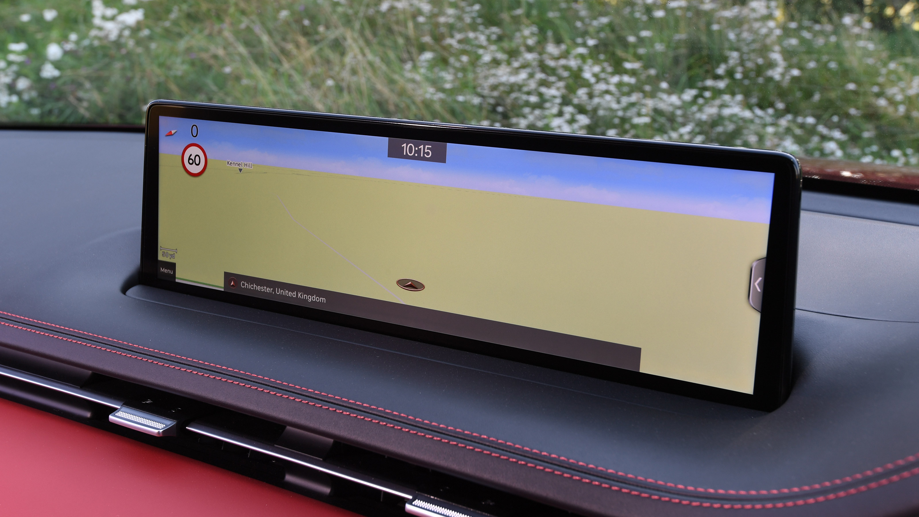 Genesis GV70 SUV infotainment display