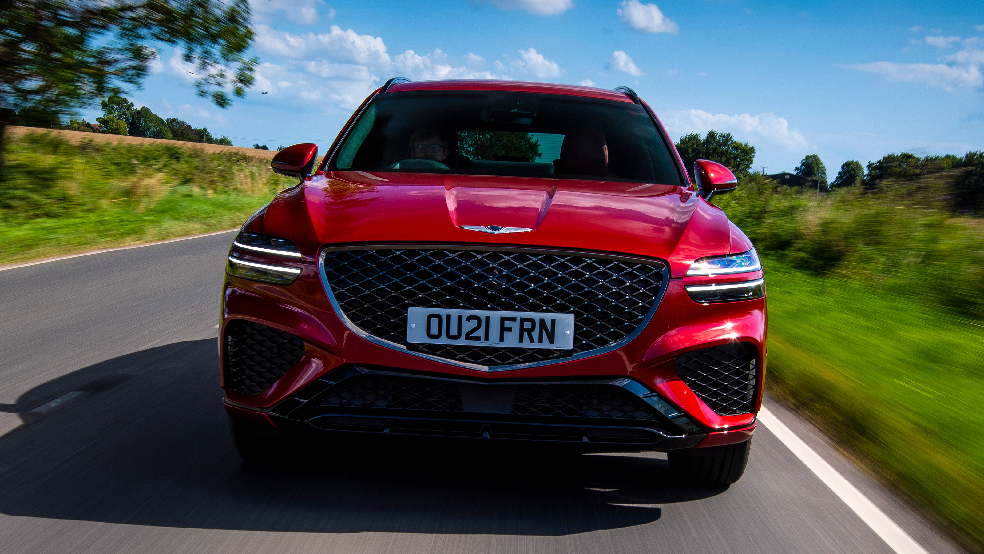 Genesis GV70 SUV front tracking
